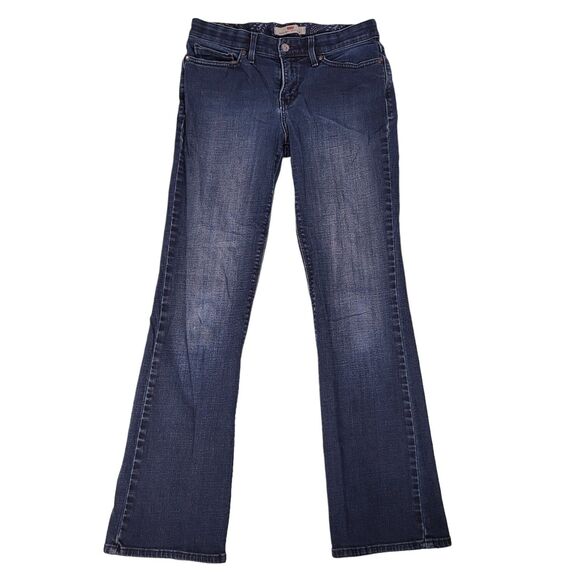 Levis 525 Jeans Womens 8 30x30 Perfect Waist Blue Boot Cut Stretch Denim - Picture 1 of 15